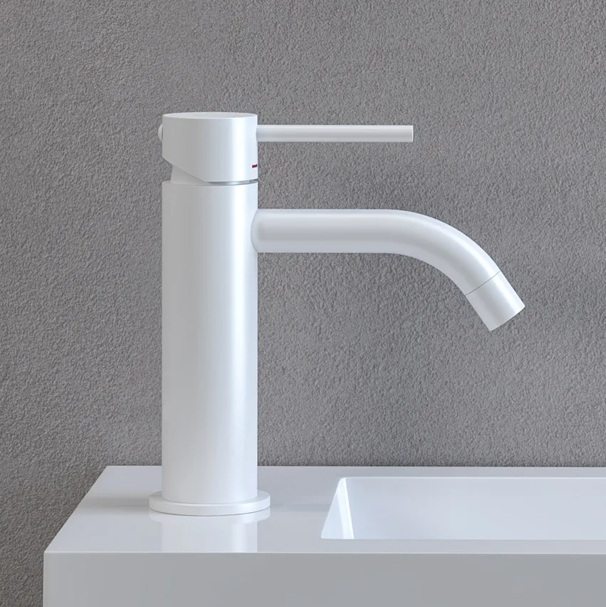 Kronenbach Lima 2.0 White Waschtischeinhebelmischer ohne Ablaufgarnitur