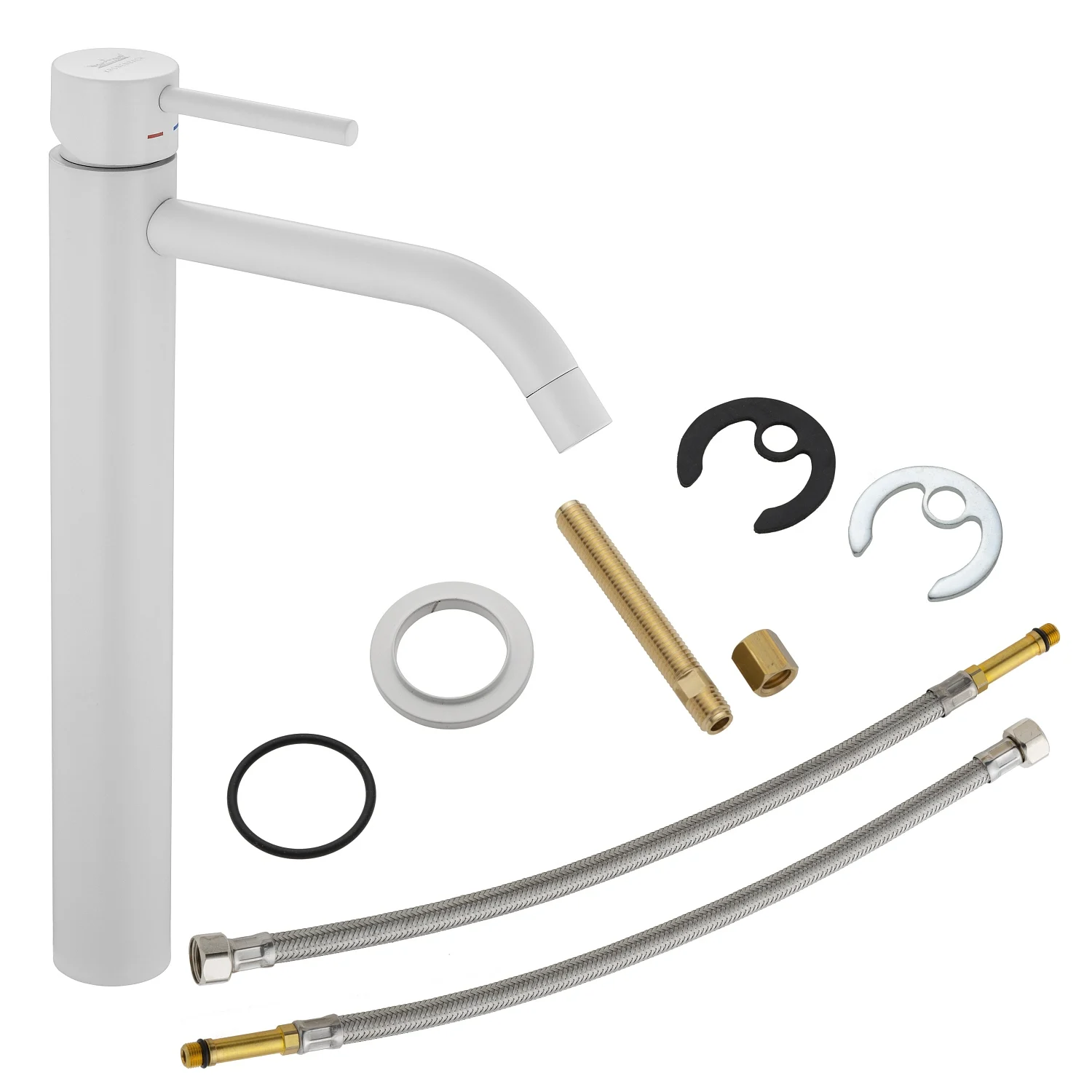 Kronenbach Lima 2.0 White Waschtischeinhebelmischer XXL für Schalenbecken Bild 5