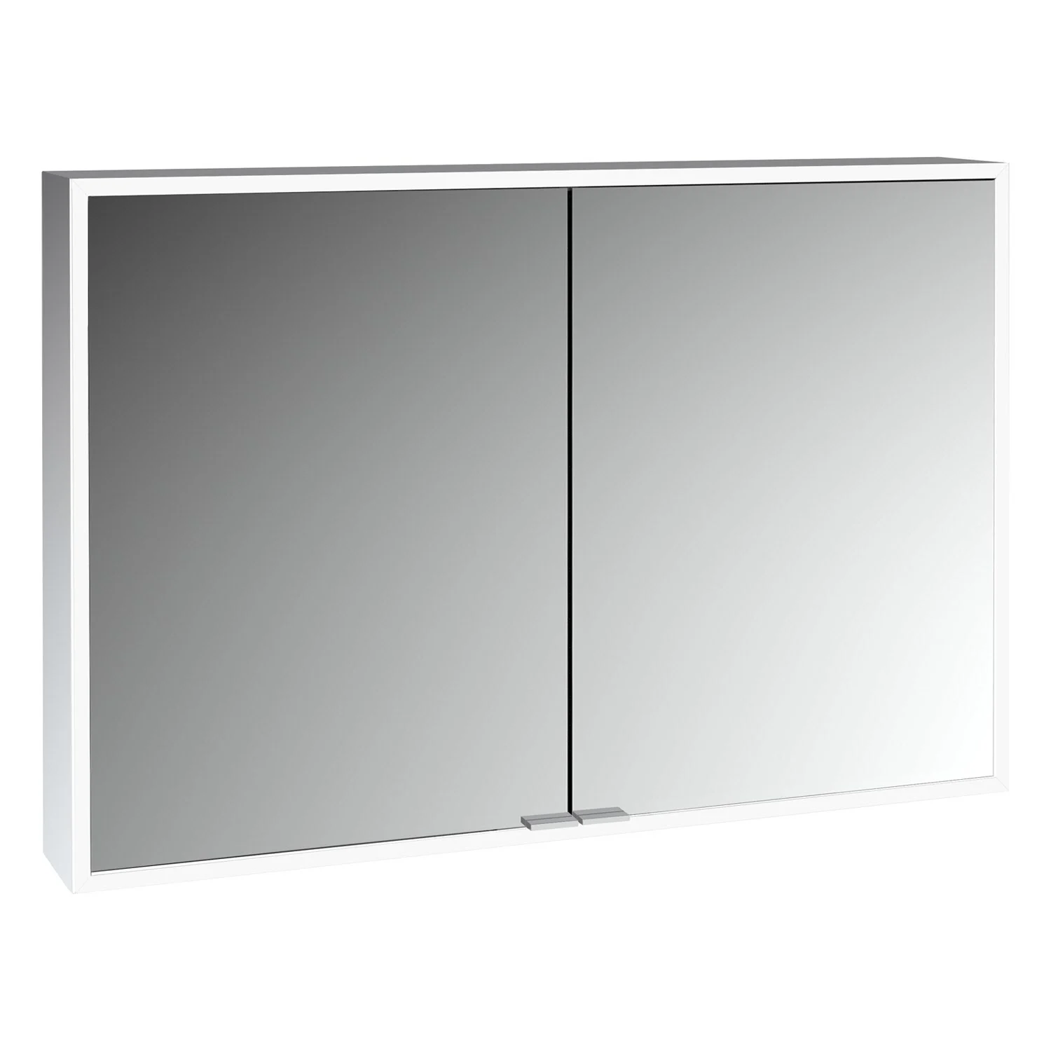 Kronenbach Cube 2.0 Spiegelschrank 100 cm, Aufputz, 2-türig Bild 2