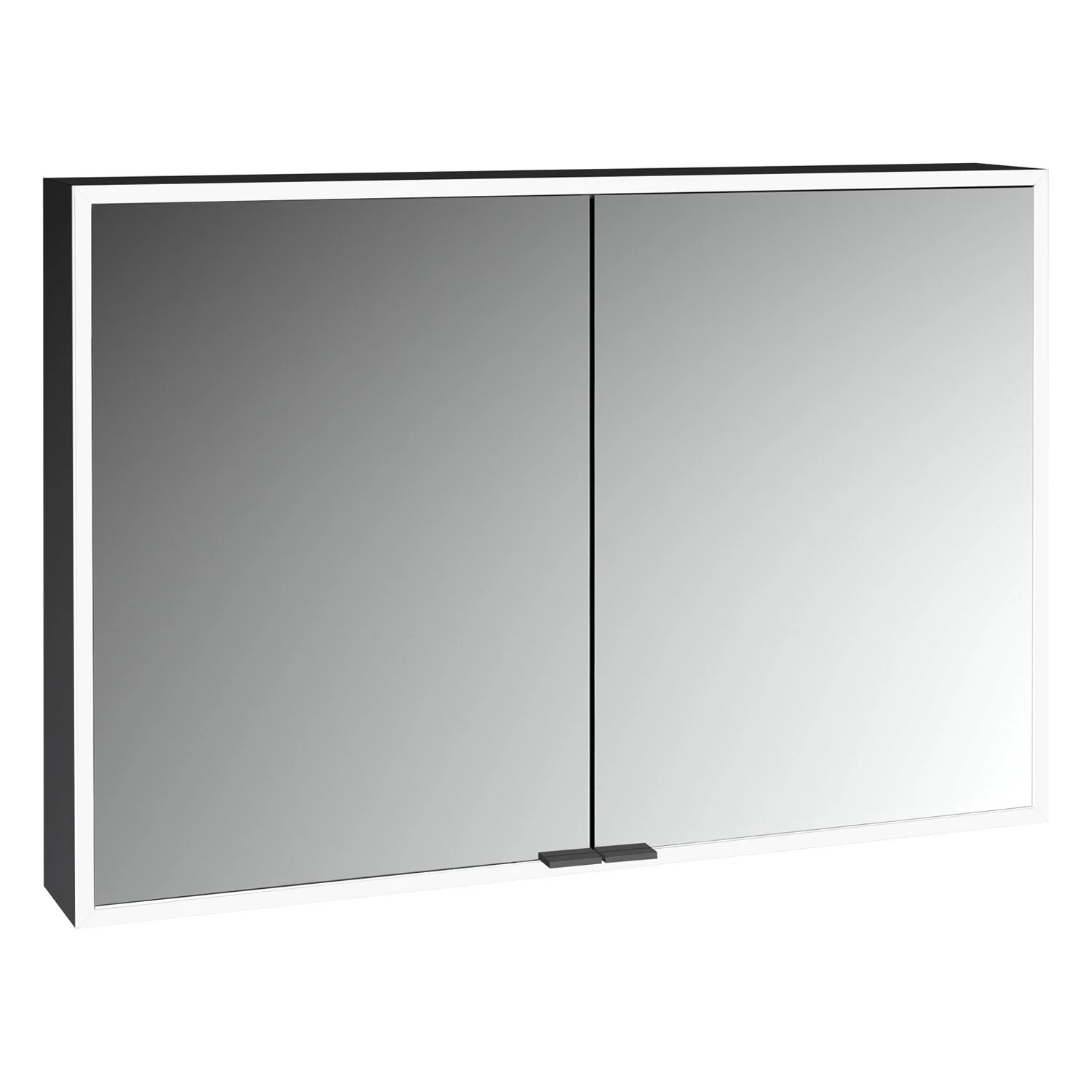 Kronenbach Cube 2.0 Spiegelschrank 100 cm, Aufputz, 2-türig Bild 2
