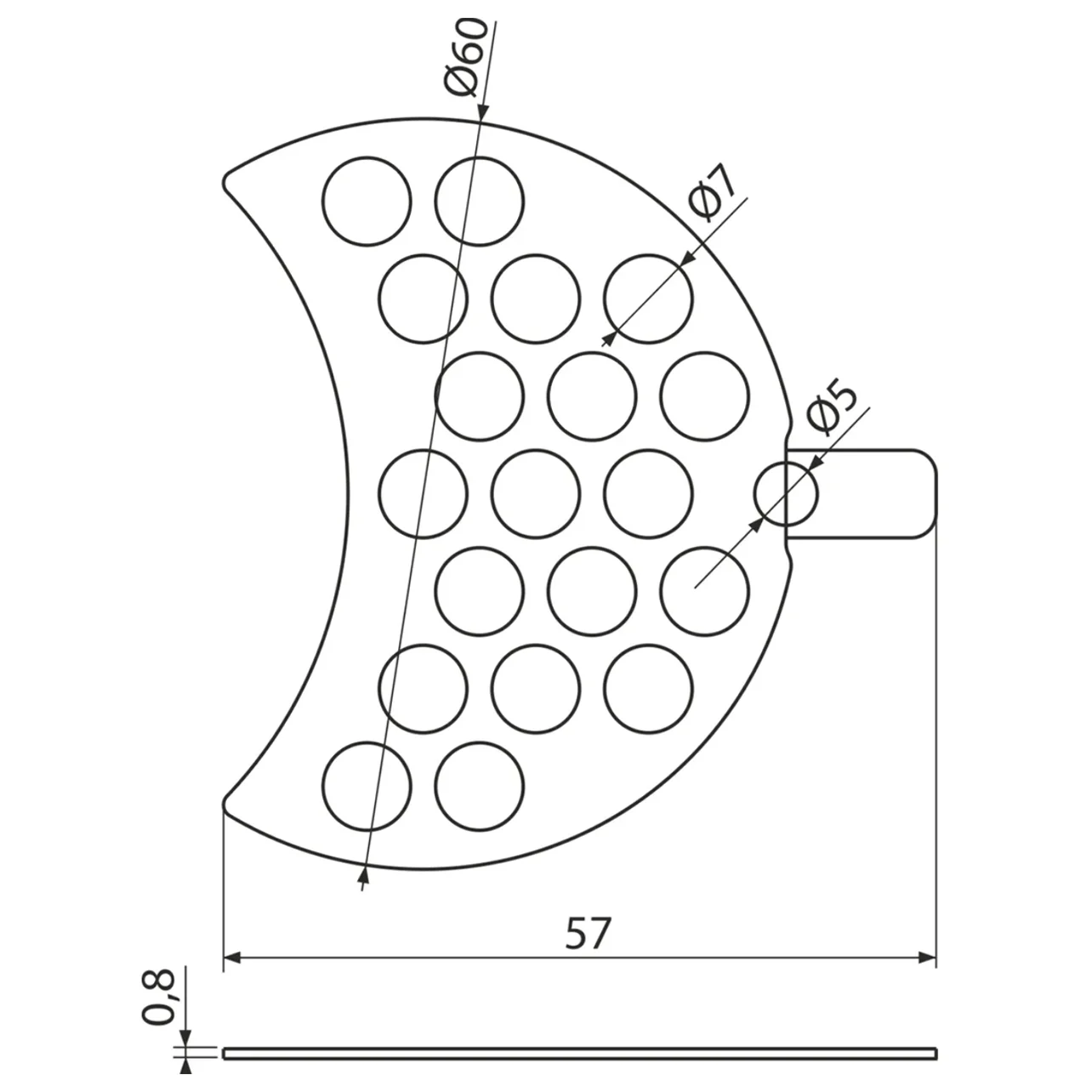 Kronenbach Krontec Haarsieb für Duschablauf Bild 2