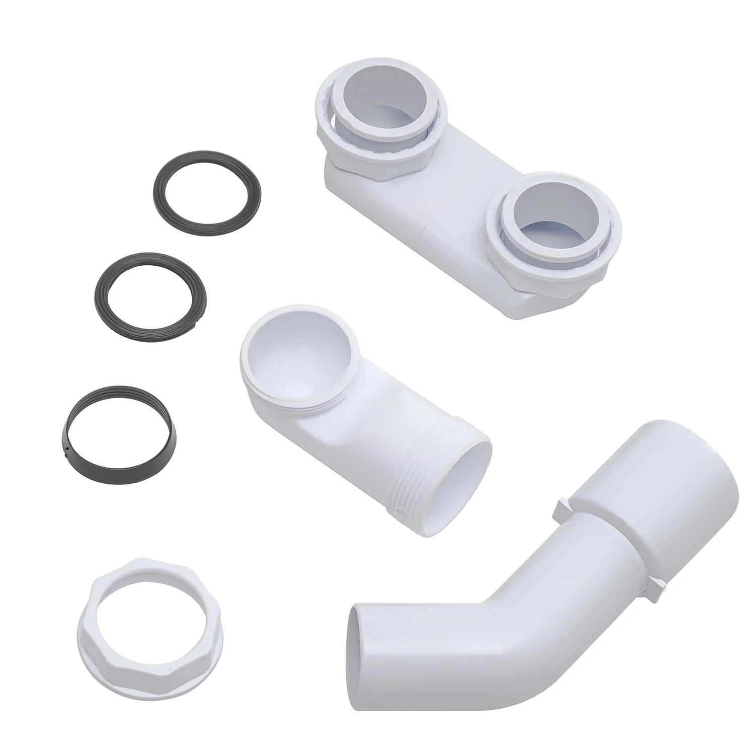 Kronenbach Krontec Universal Wannen Ab- und Überlaufgarnitur, Sonderlänge 80 cm Bild 2