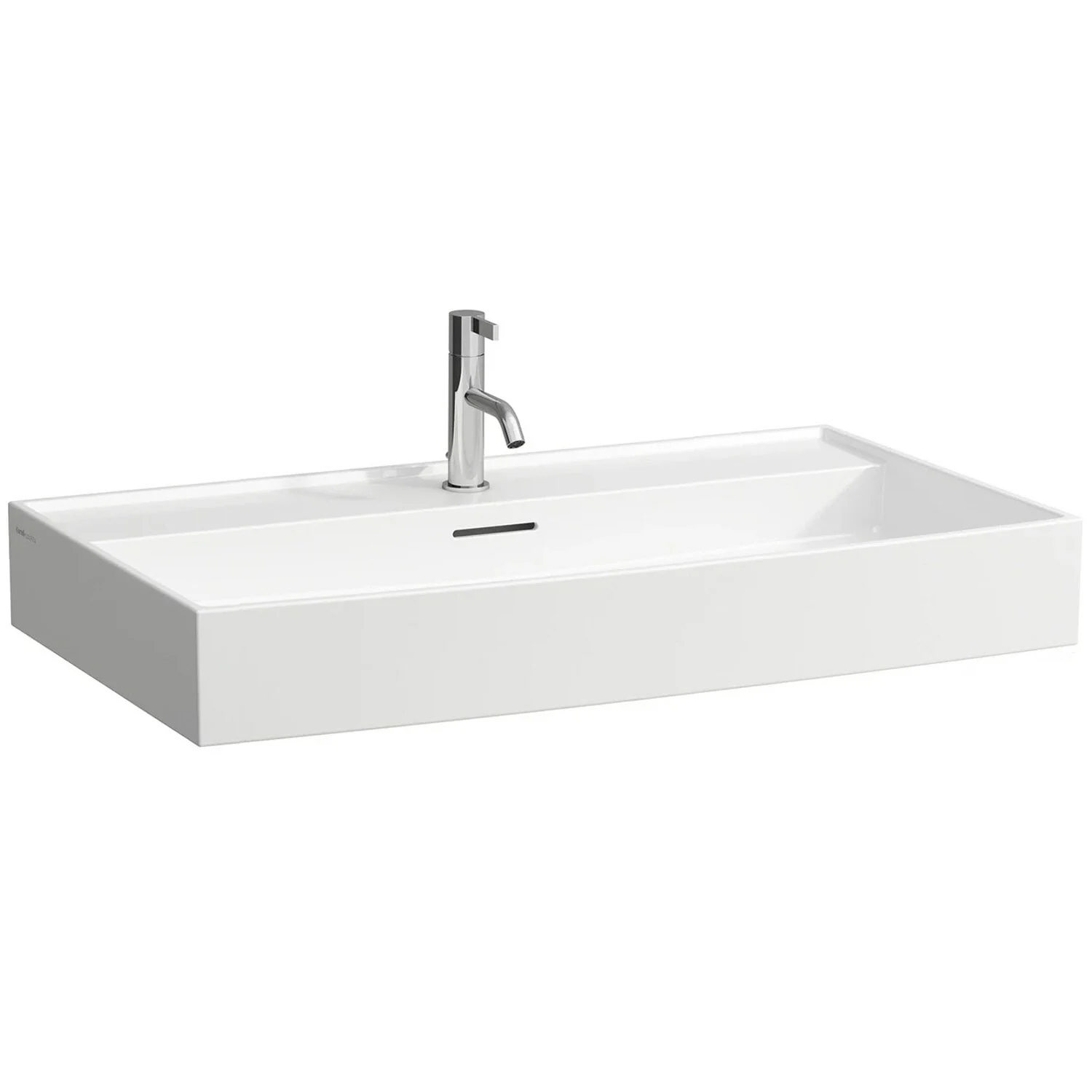 LAUFEN Kartell Waschtisch 100 x 46 cm, mit 1 Hahnloch, mit Überlauf
