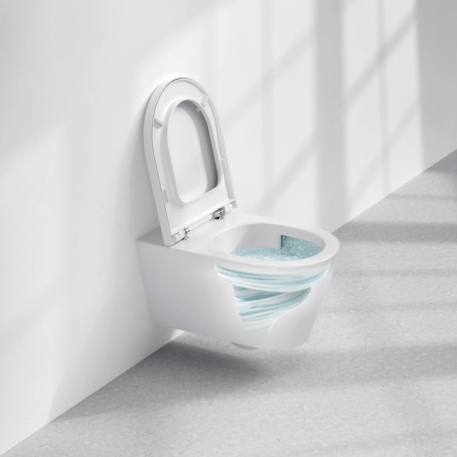 LAUFEN Kartell spülrandloses Wand-WC, SilentFlush, EasyFit Bild 7
