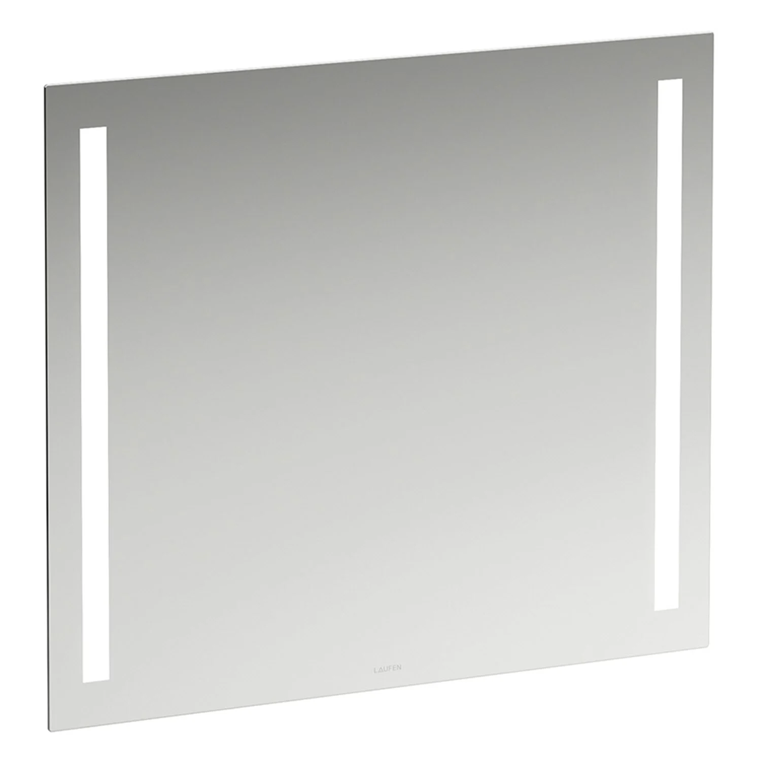 LAUFEN LANI Badspiegel 80 cm mit 2 vertikal integrierten LED-Lichtelementen