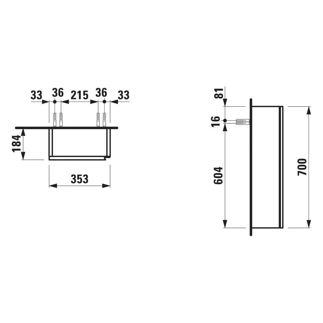 LAUFEN LANI Halbhochschrank 90 cm mit 1 Tür, Anschlag links Bild 5