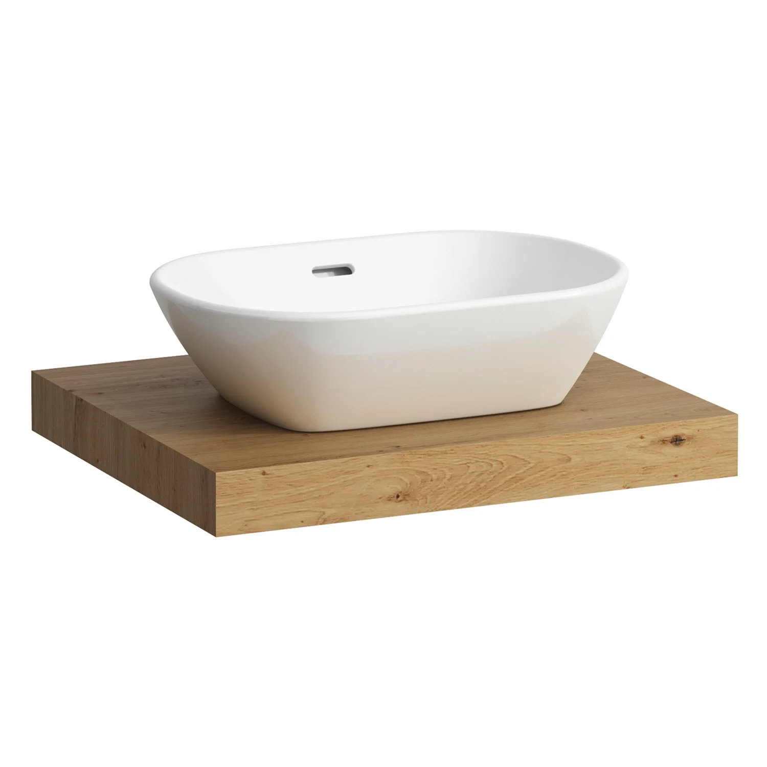 LAUFEN LANI Waschtischplatte 60 cm mit Ausschnitt