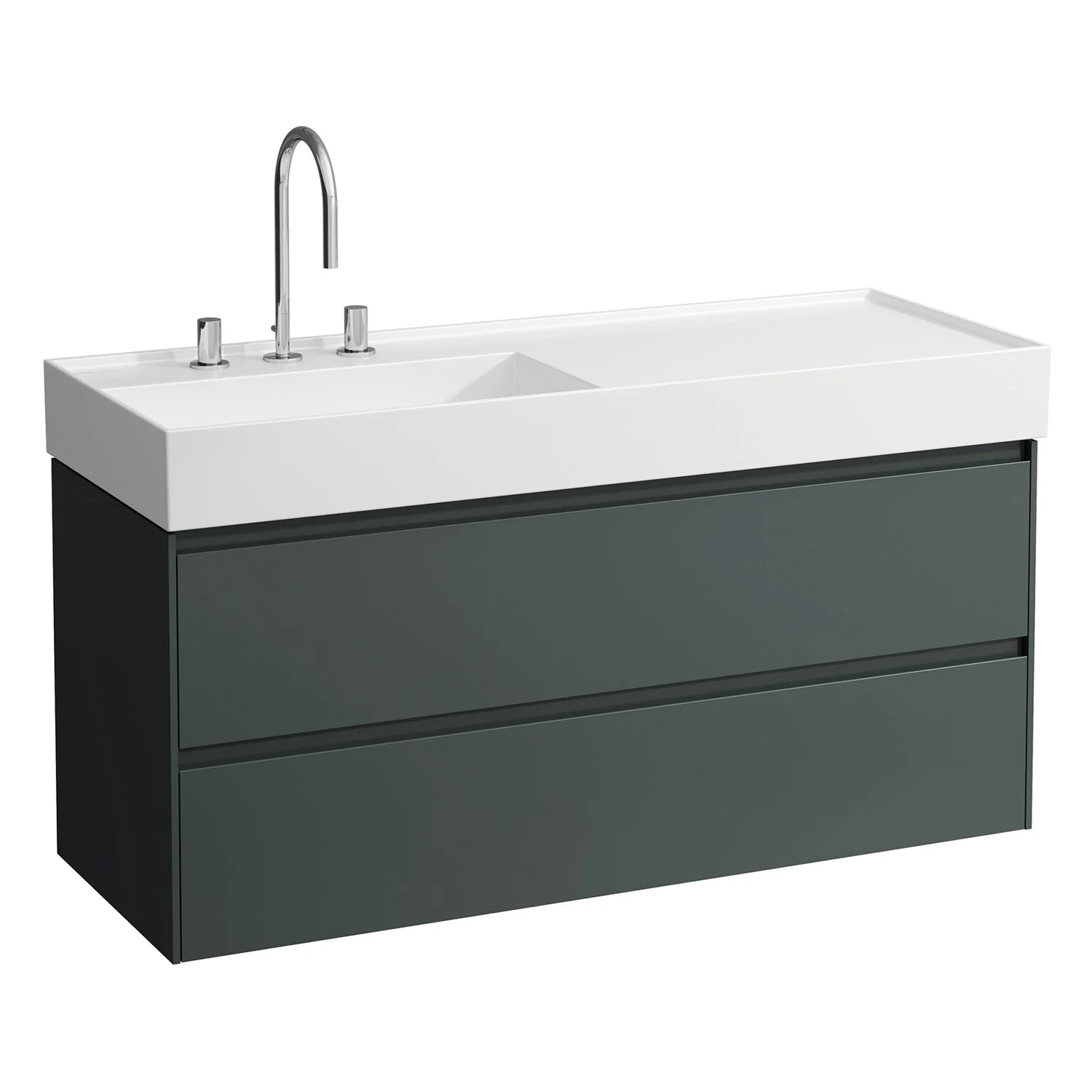 LAUFEN LANI für Kartell • LAUFEN Waschtischunterschrank 120 x 45 cm mit 2 Auszügen