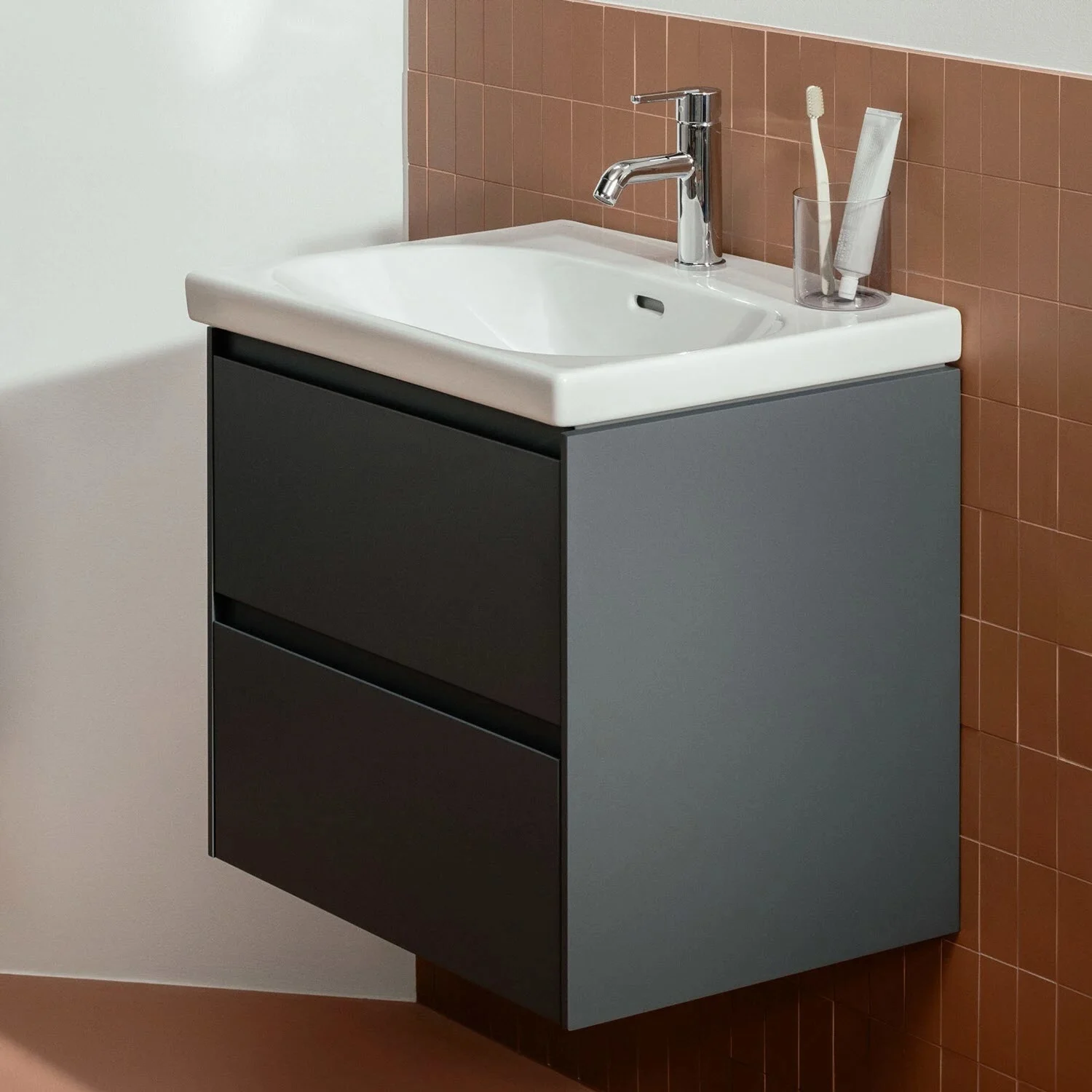 LAUFEN LANI Waschtischunterschrank 60 cm mit 2 Auszügen Bild 2