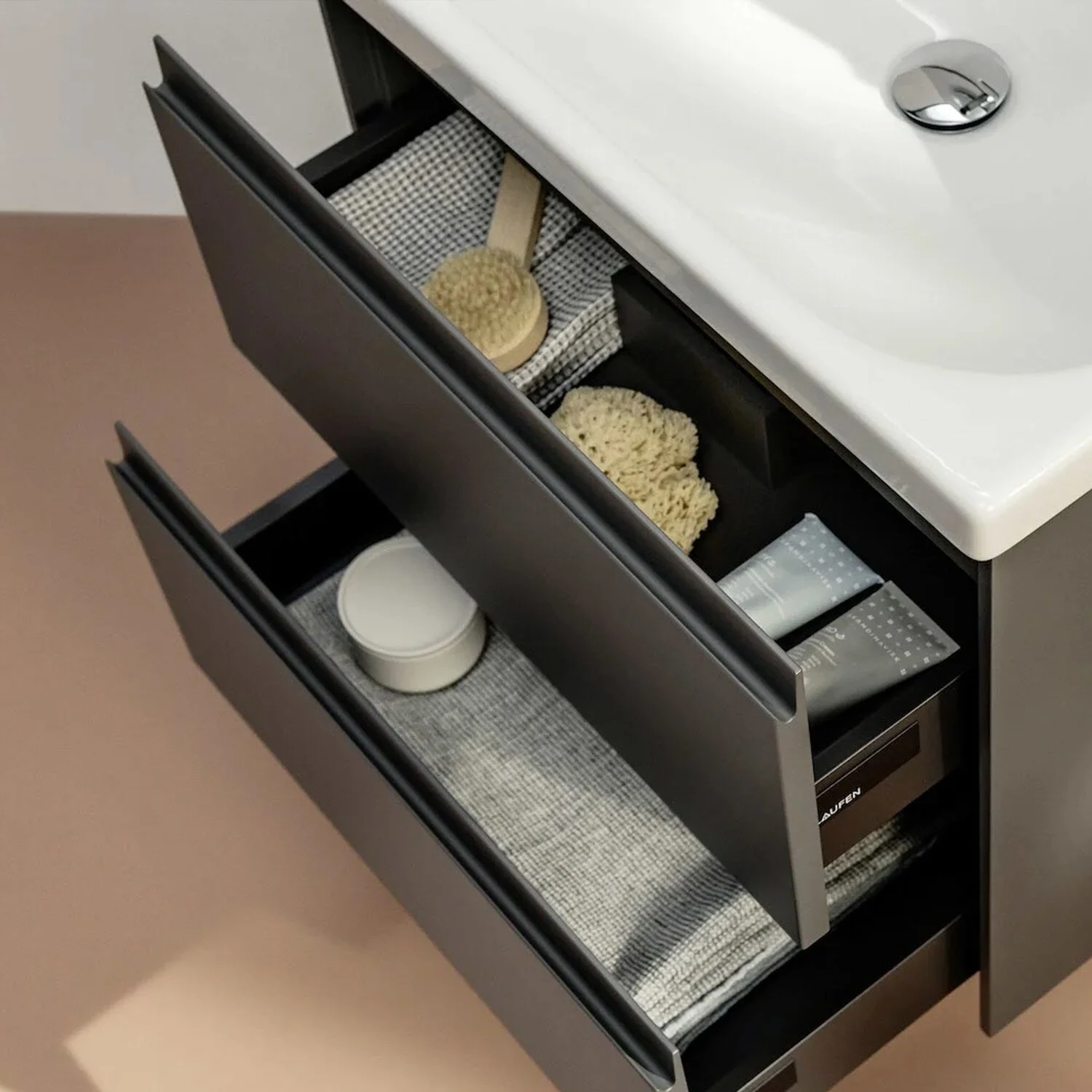 LAUFEN LANI Waschtischunterschrank 60 cm mit 2 Auszügen Bild 4