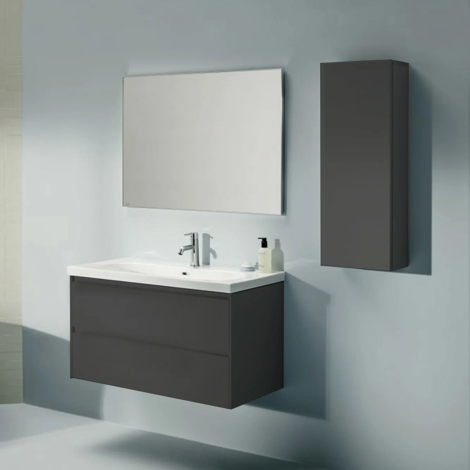 LAUFEN LANI Waschtischunterschrank 80 cm mit 2 Auszügen Bild 5