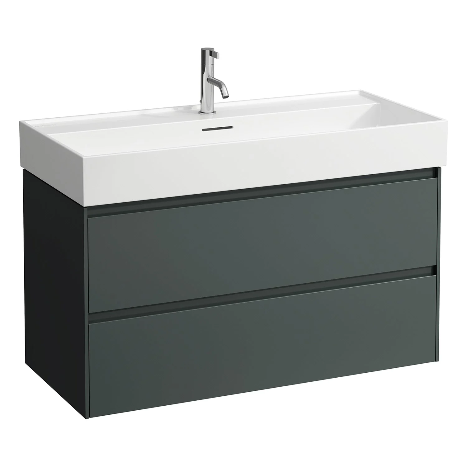 LAUFEN LANI Waschtischunterschrank 55 cm mit 2 Auszügen Bild 7