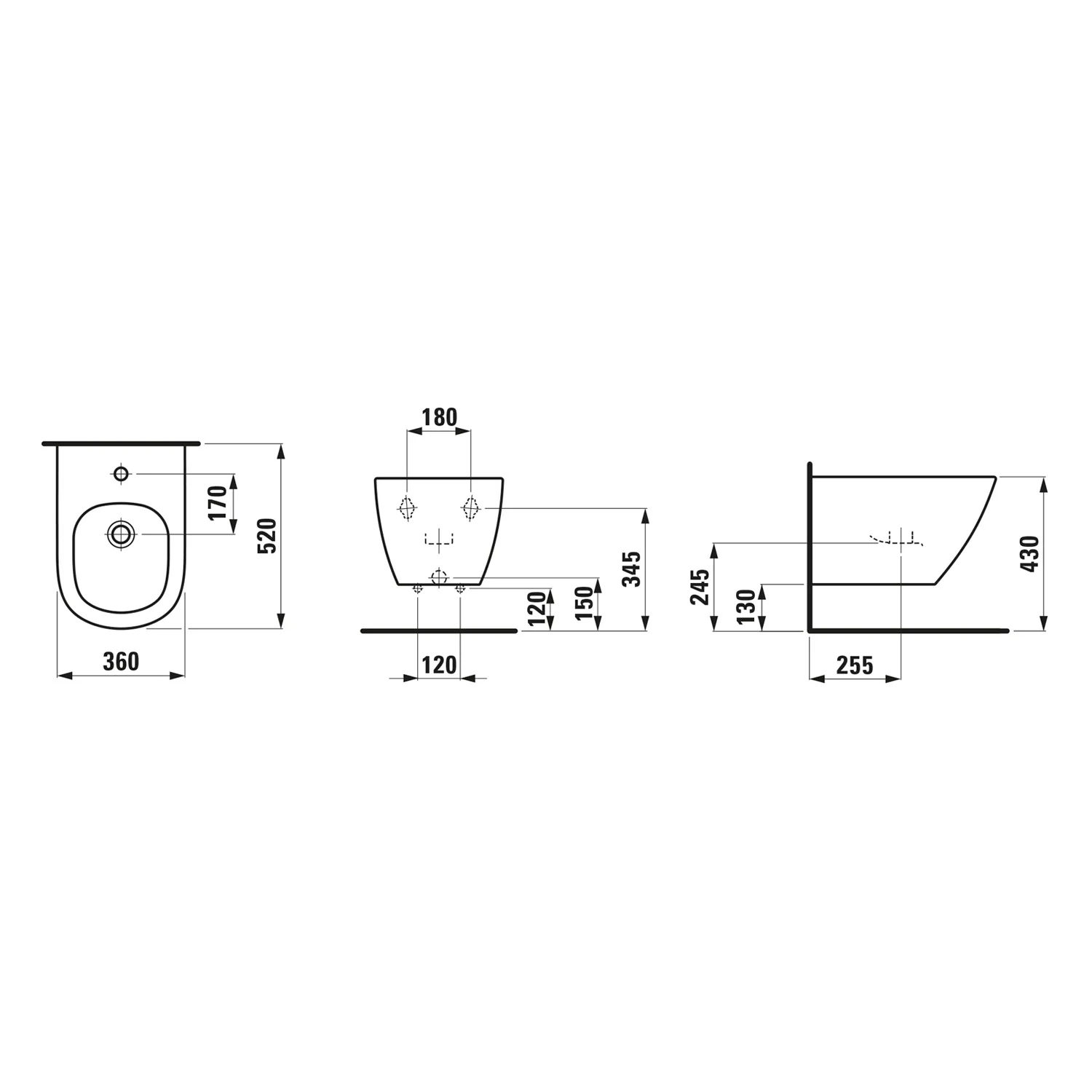 LAUFEN LUA Wandbidet Bild 4