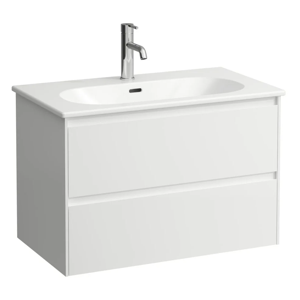 LAUFEN LUA Set LANI Waschtischkombination 80 cm mit 2 Auszügen