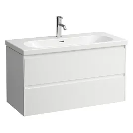 LAUFEN LUA Waschtisch 100 x 46 cm mit Hahnloch, mit Überlauf Bild 6