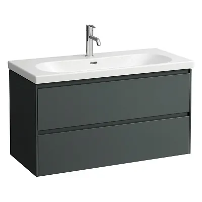 LAUFEN LUA Waschtisch 100 x 46 cm mit Hahnloch, mit Überlauf Bild 7