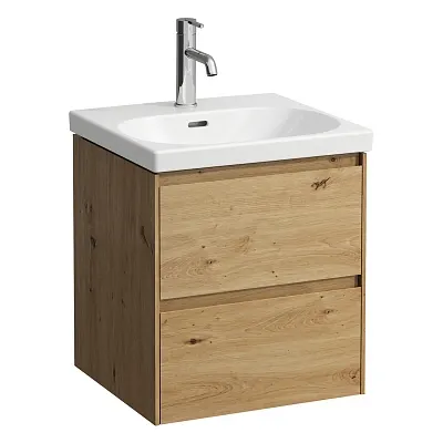 LAUFEN LUA Waschtisch 50 x 46 cm mit Hahnloch, mit Überlauf Bild 7