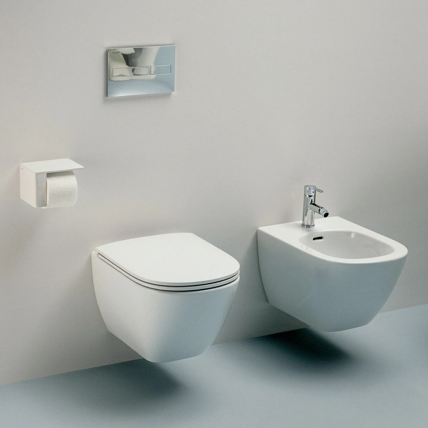 LAUFEN LUA Wand Tiefspül-WC spülrandlos, verdeckte Befestigung Bild 2