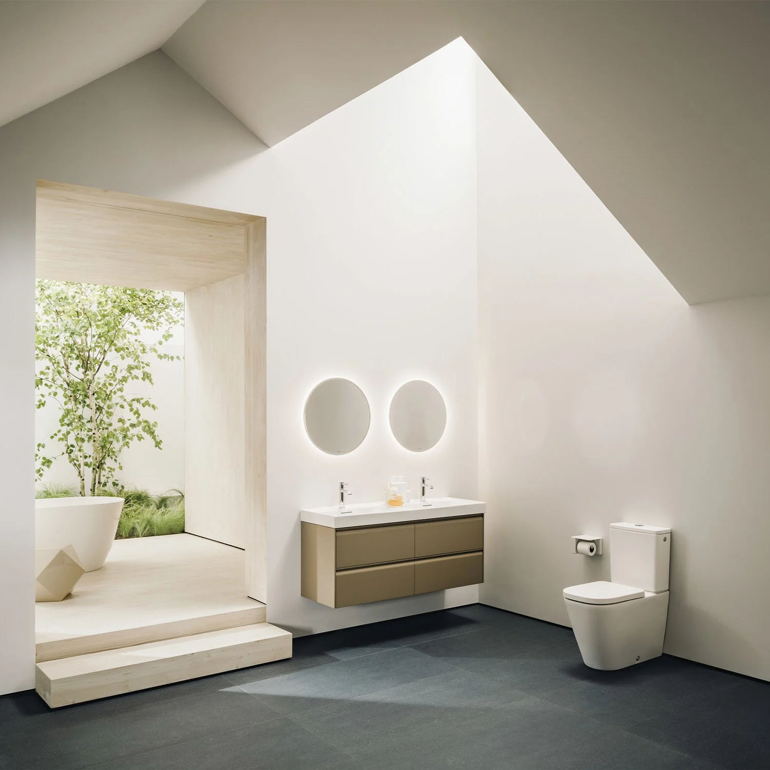 LAUFEN MEDA Stand-WC für Kombination, spülrandlos Bild 4