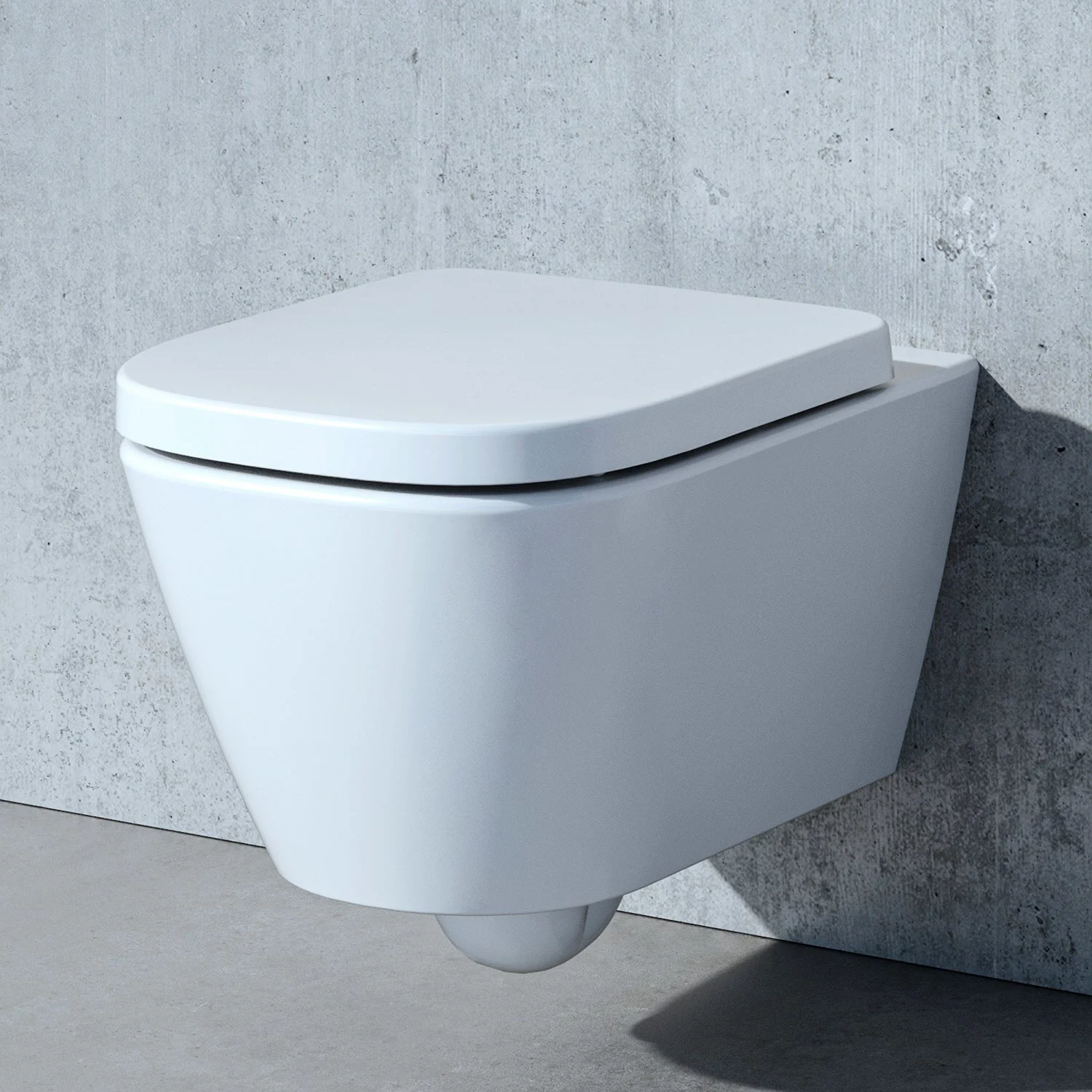 LAUFEN MEDA Wand-WC spülrandlos, inkl. WC-Sitz