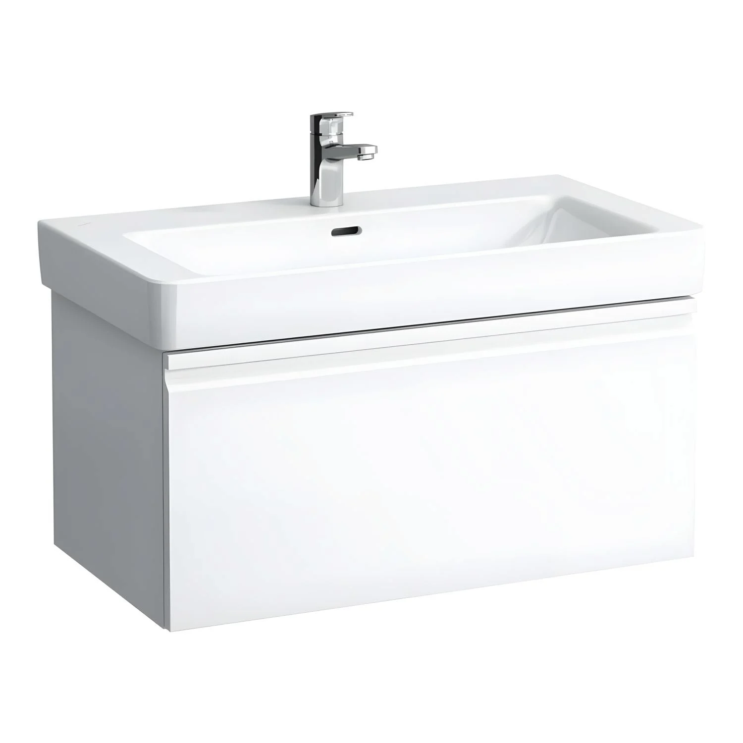 LAUFEN PRO S Waschtisch 85 cm, mit 1 Hahnloch, mit Überlauf Bild 2