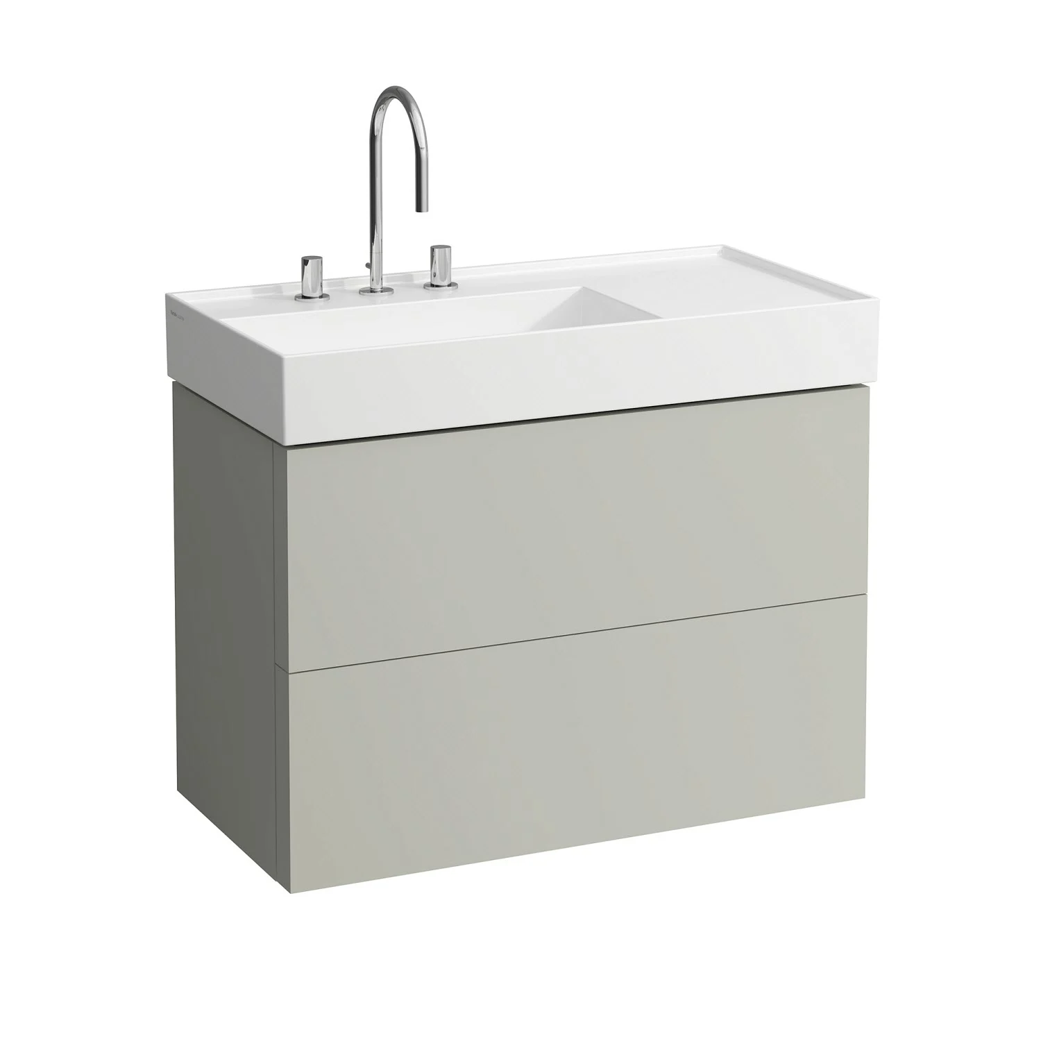 LAUFEN Kartell Waschtischunterbau 88 cm mit 2 Auszügen