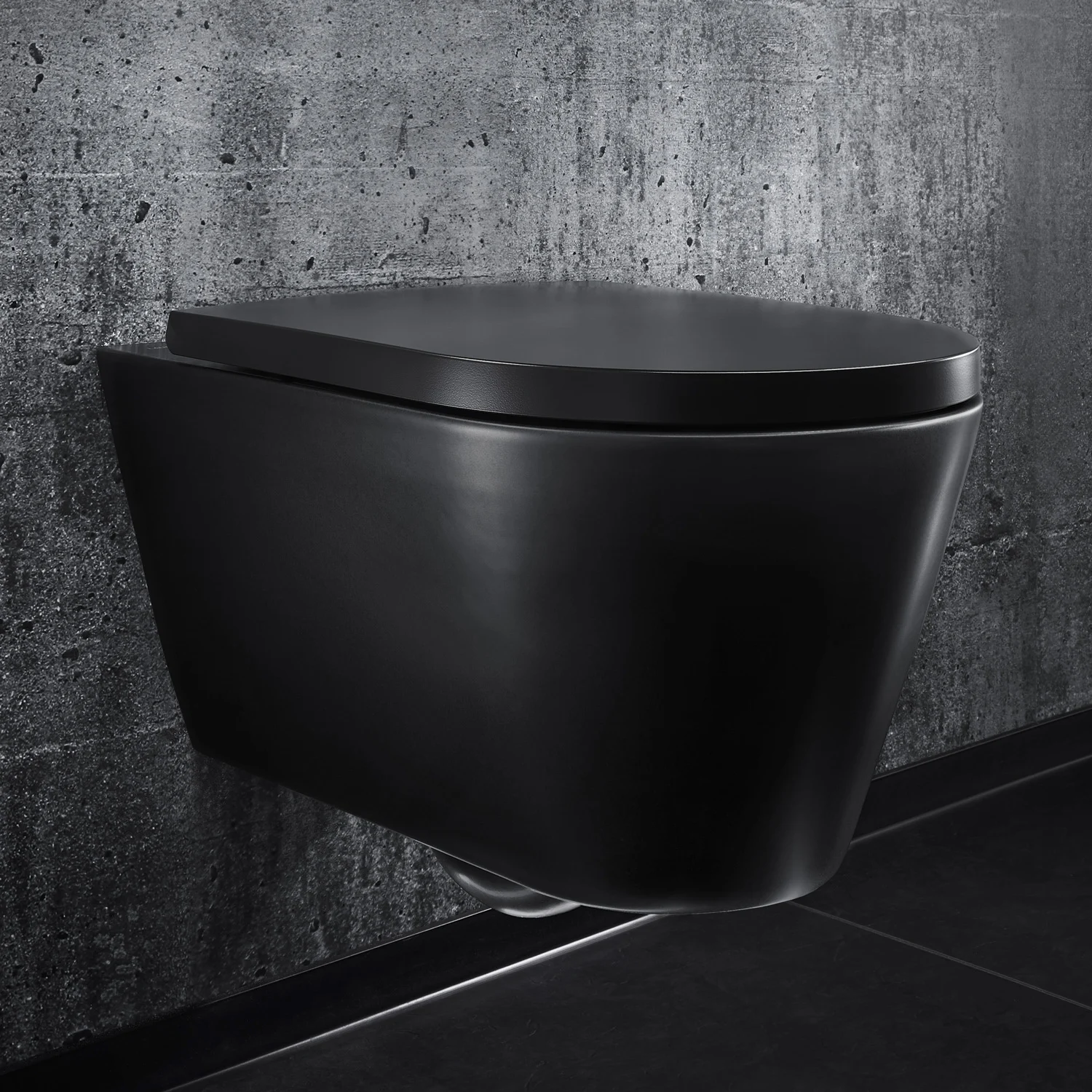 LAUFEN Kartell Spülrandloses Wand-WC, Tiefspüler