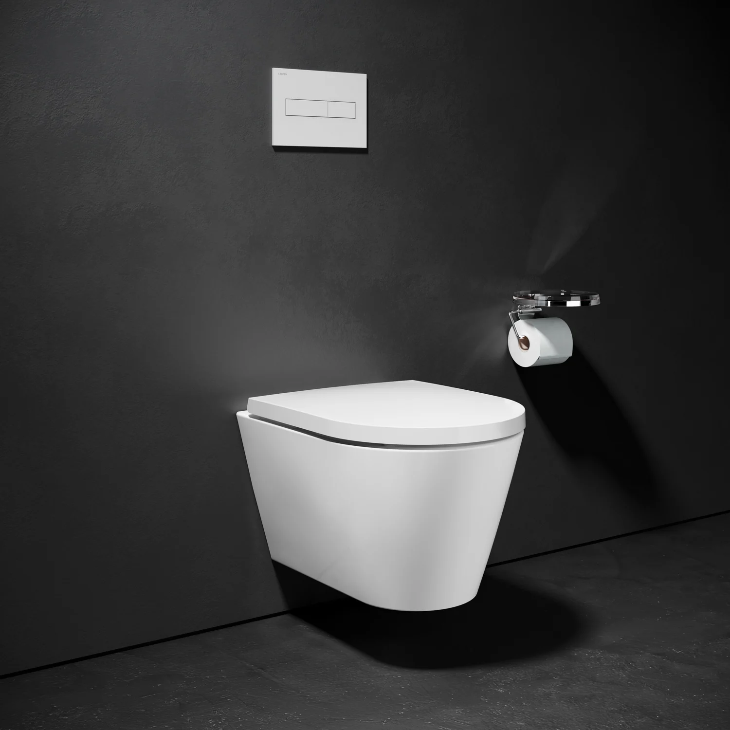 LAUFEN Kartell Spülrandloses Wand-WC, Tiefspüler Bild 11