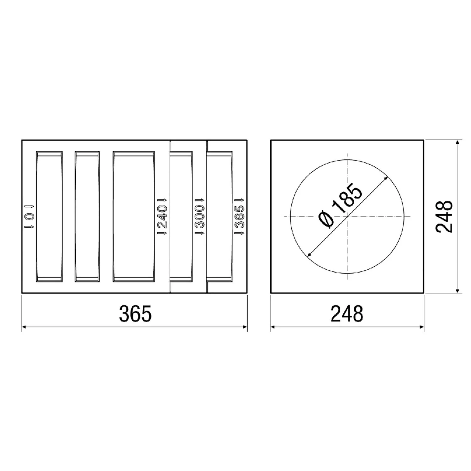 MAICO Isolierter Mauerblock für Rohbauhülsen PP 45 MB Bild 2