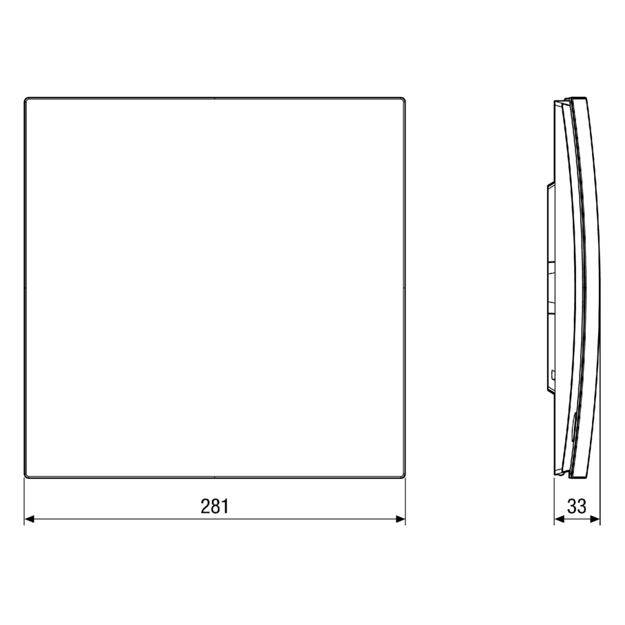 MAICO Ventilatorenabdeckung ER-A für Ventilatoreneinsatz ER-EC Bild 2