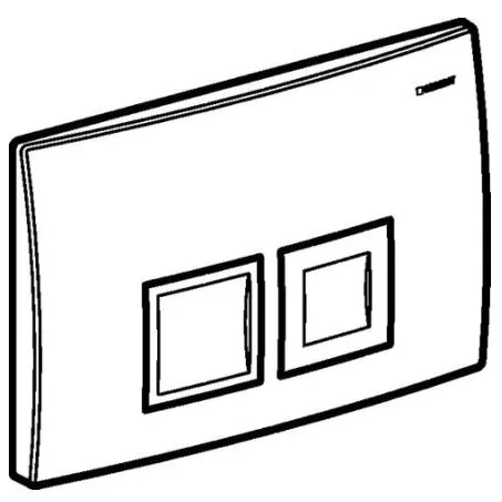 Geberit Betätigungsplatte Modell Delta50 Bild 2