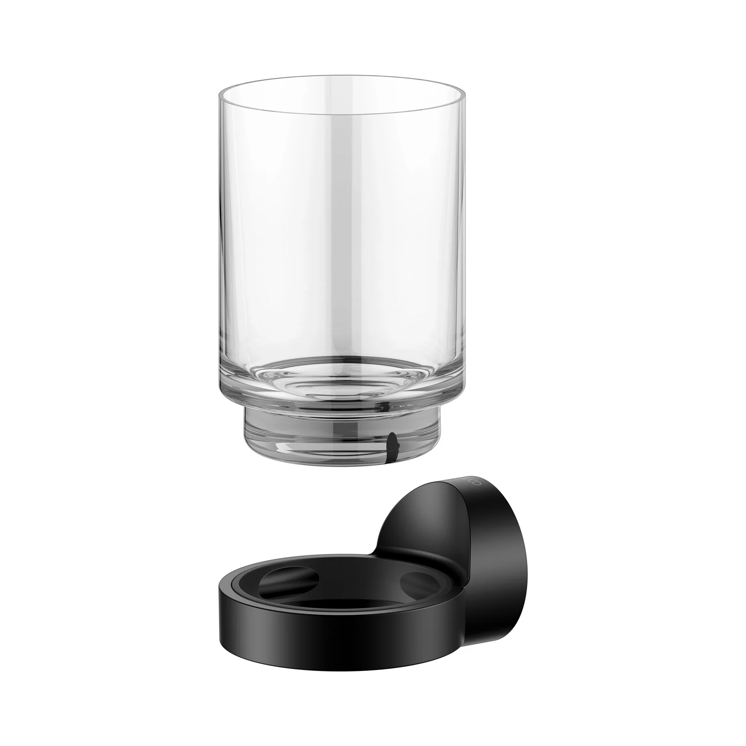 Keuco Reva Black Selection Glashalter mit Echtkristall-Glas Bild 9