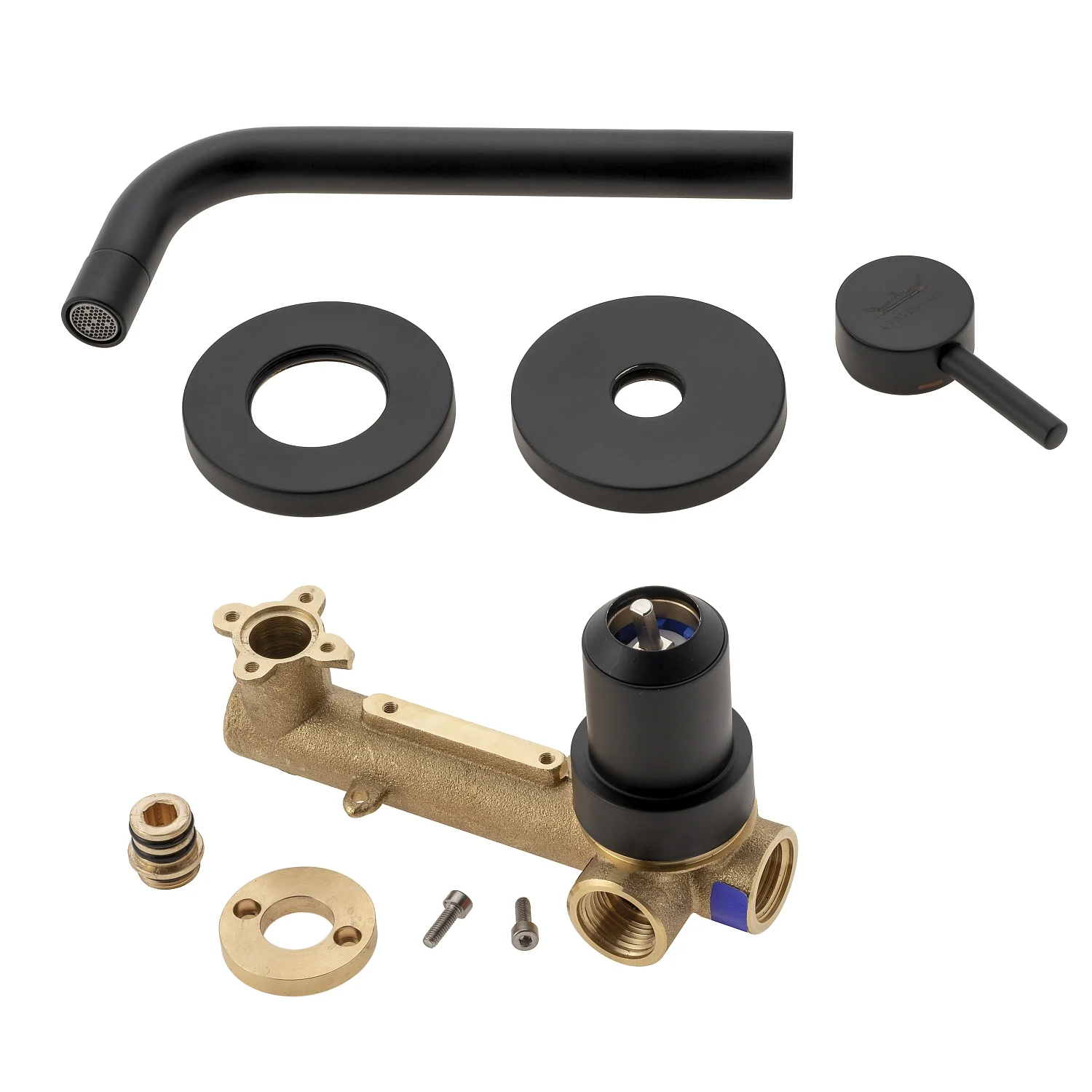 Kronenbach Lima 2.0 Black Waschtisch-Wandarmatur 17,5 cm inkl. Grundkörper Bild 8