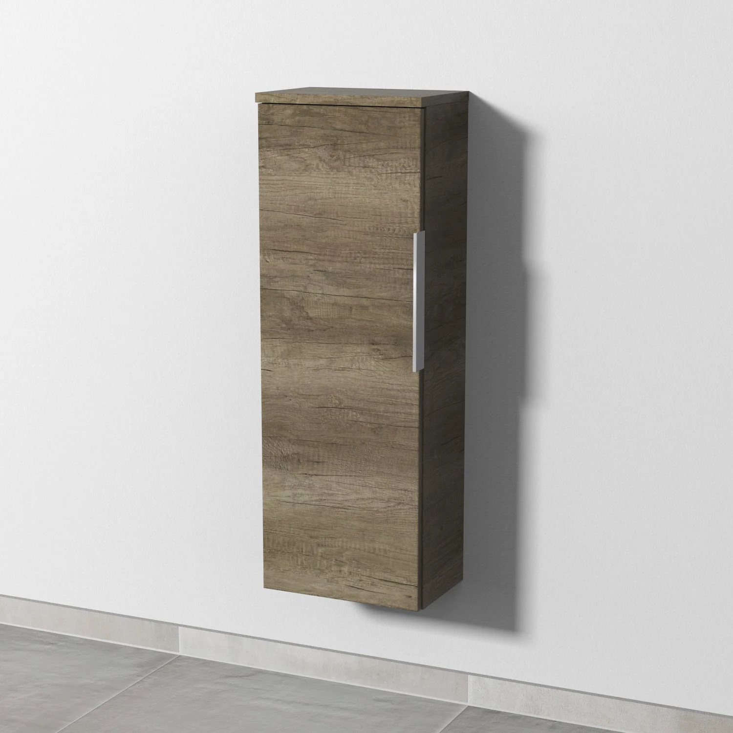 Sanipa 3way Mittelschrank 30 cm, 1 Tür, Anschlag links, mit Aufsatz-Griff