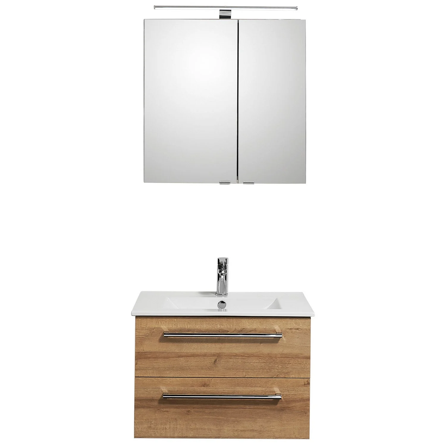 Steinkamp Life 2.0 Badmöbel Set 71 cm mit LED-Spiegelschrank Bild 2