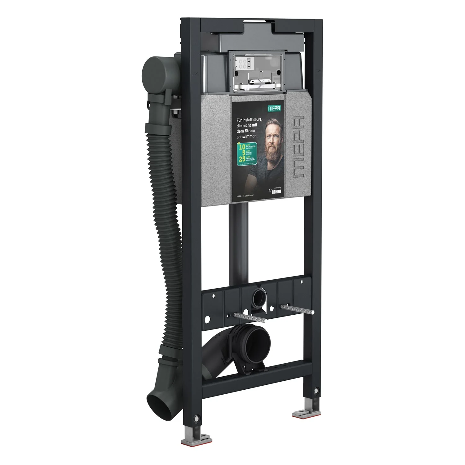 MEPA nextVIT Montageelement für wandhängendes WC Lüfter – Auslösung manuell