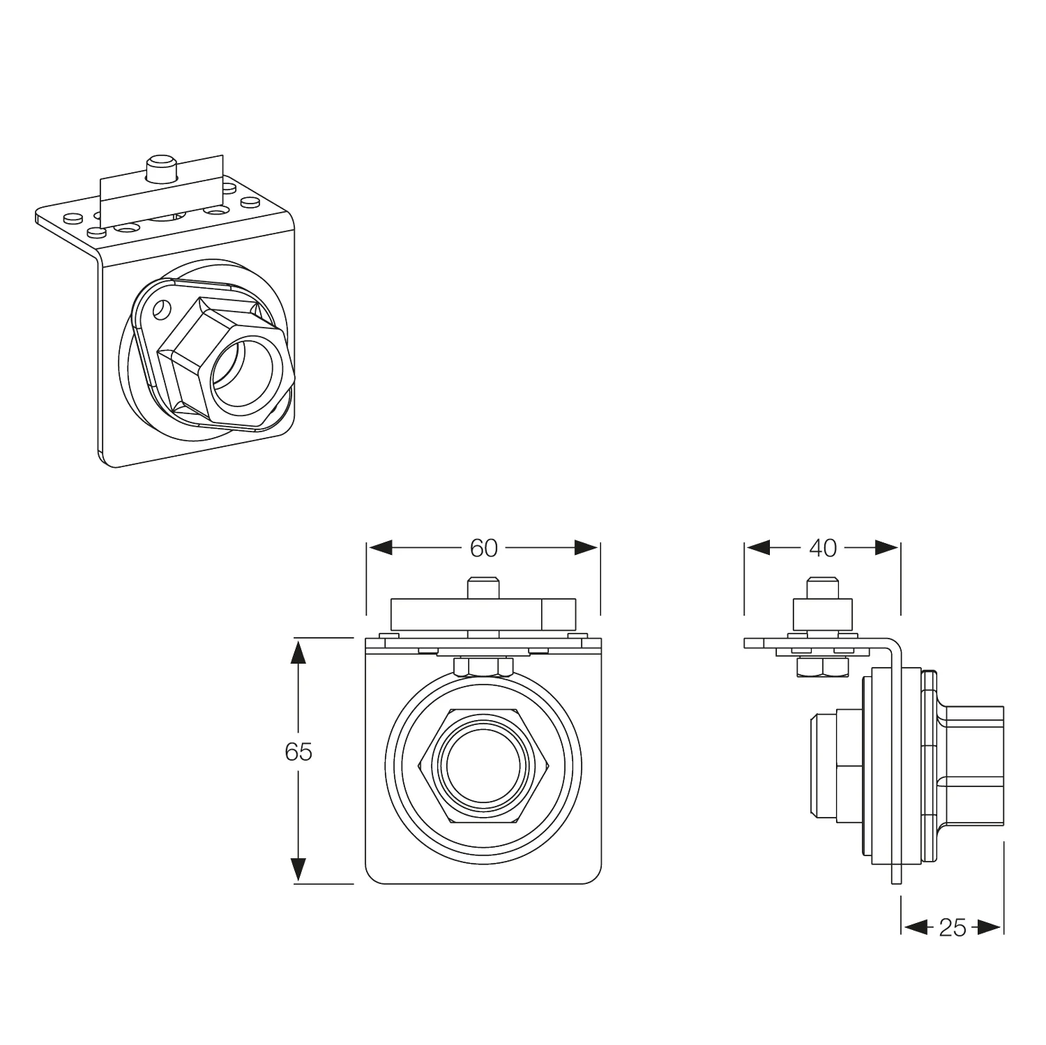 MEPA nextVIT Wasseranschluss Montage seitlich Bild 2