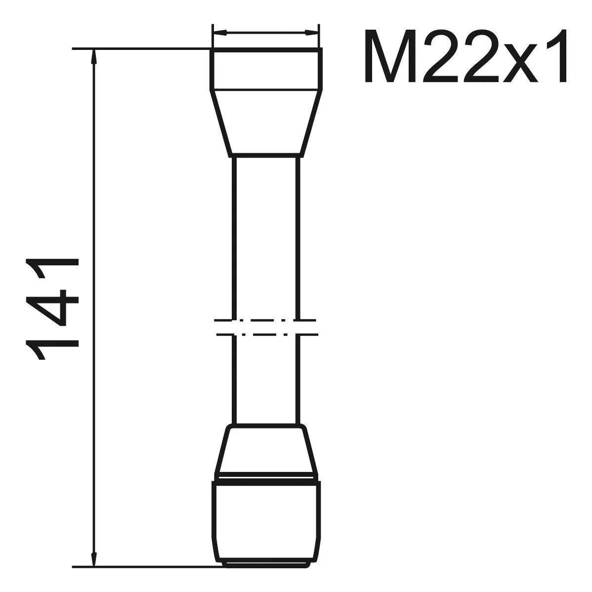 Neoperl CASCADE SLC Strahlregler mit Hahnschlauch, M22x1 Bild 3