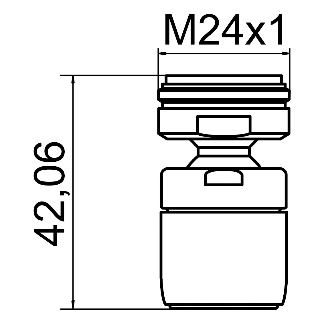 Neoperl CASCADE SLC Strahlregler mit Kugelgelenk, M24x1 Bild 3