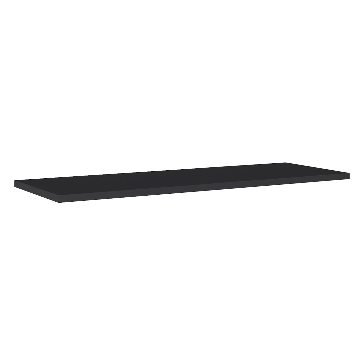 Czarna płyta widok z boku na białym tle, Oltens