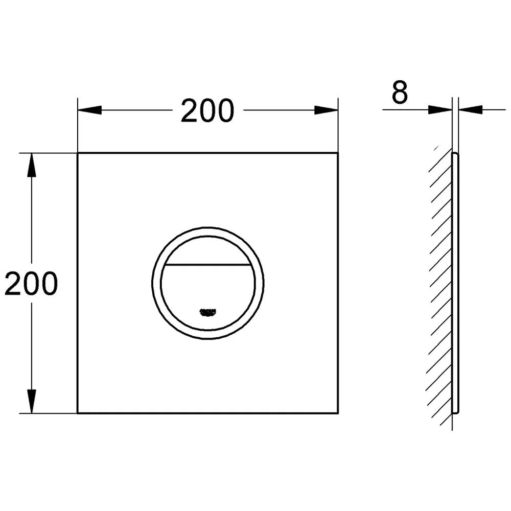 GROHE Ondus Digitecture Light Abdeckplatte Bild 2