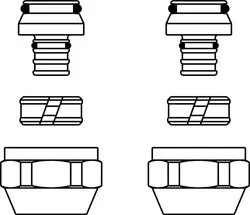 Oventrop Cofit S Klemmringverschraubung für Mehrschichtverbundrohr 16 x 2 mm