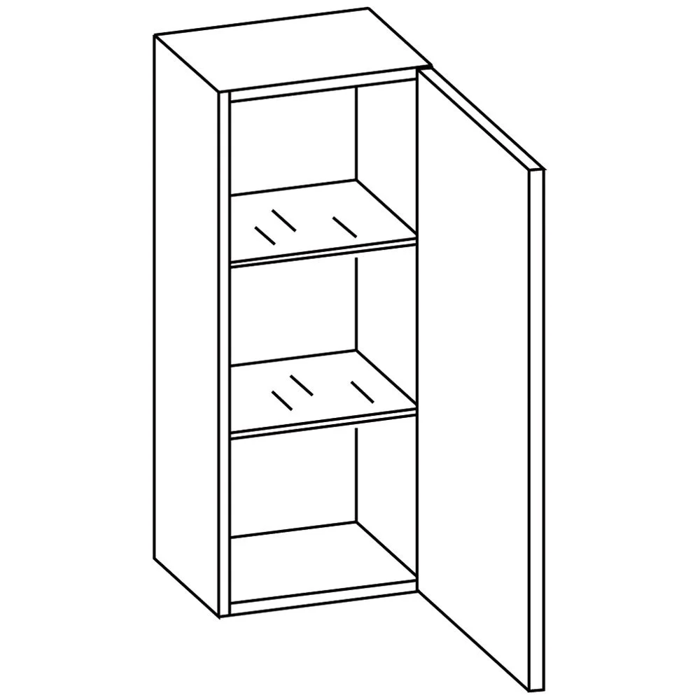 Pelipal Serie 3006 Hängeschrank 30 x 18 x 73 cm mit 1 Drehtür Bild 4