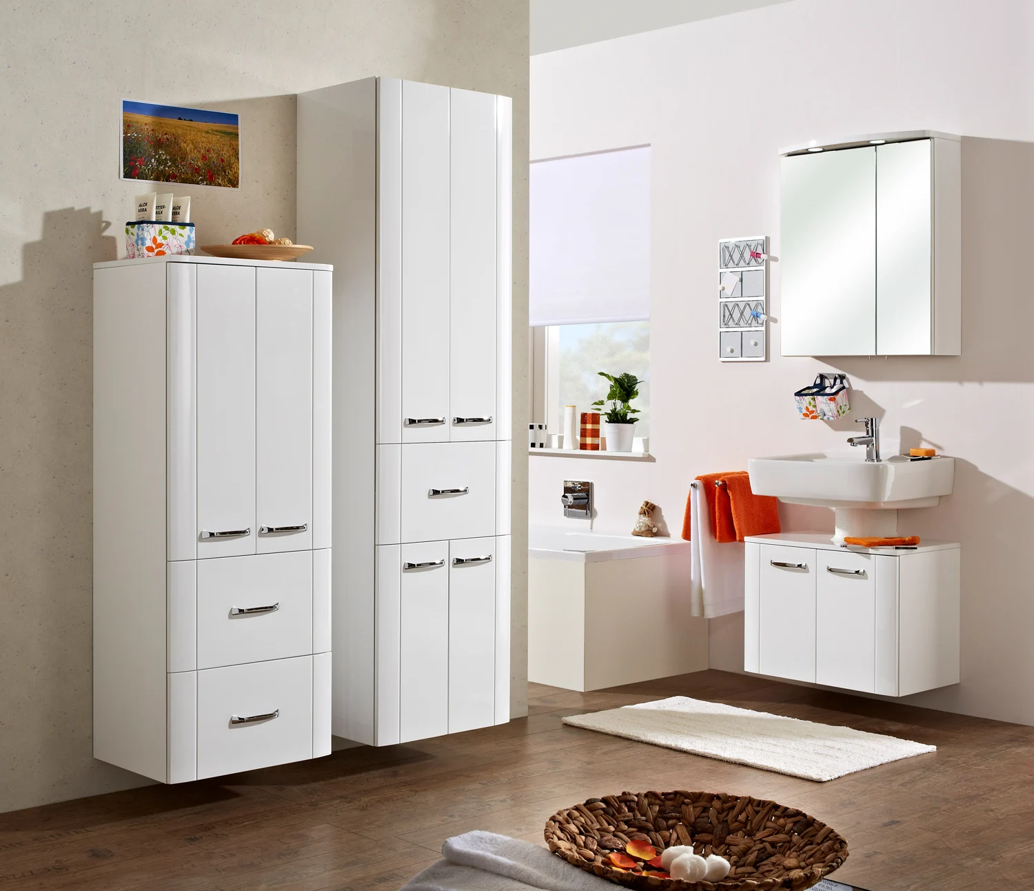 Pelipal Serie 3006 Waschtischunterschrank 60 cm mit 2 Drehtüren Bild 5