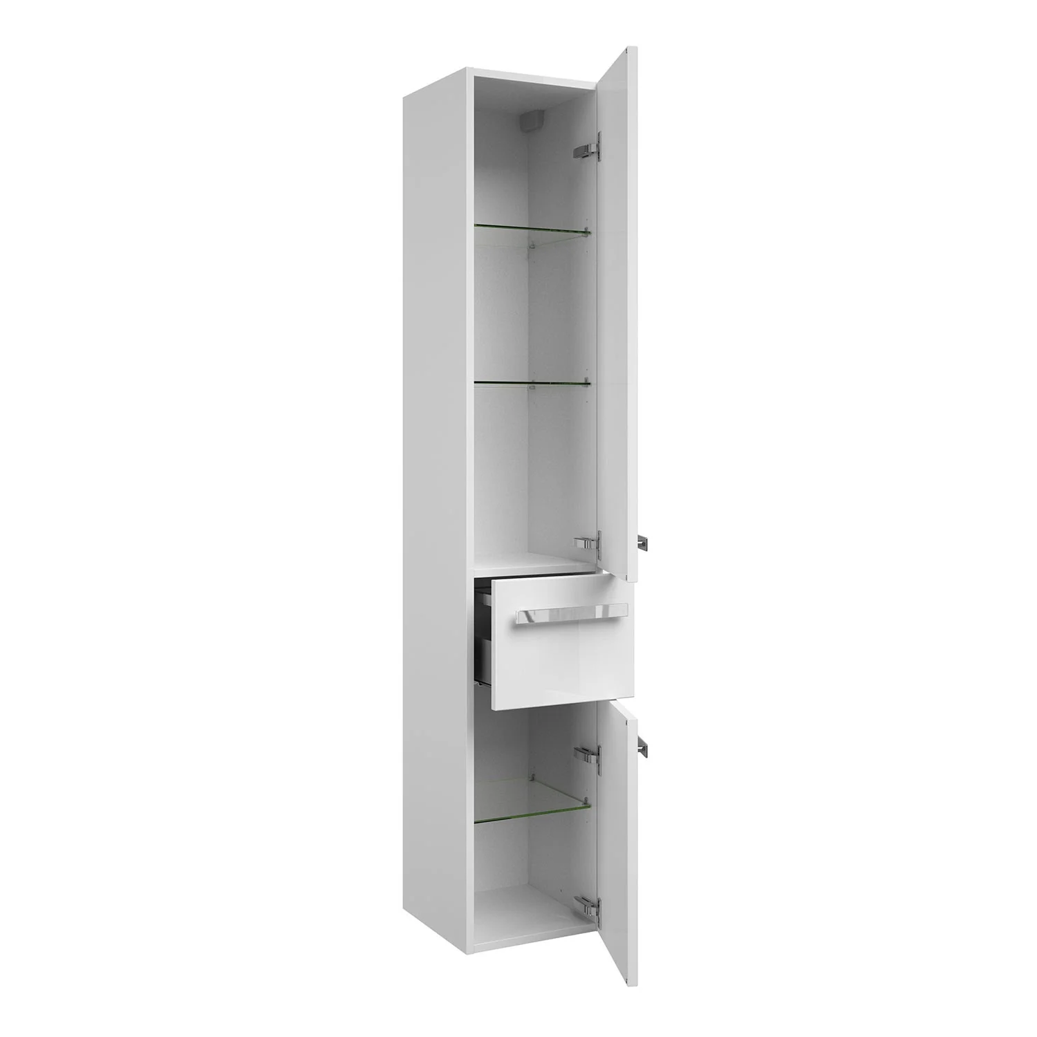 Pelipal Serie 4005 Hochschrank 30 x 168 cm mit 2 Drehtüren und 1 Auszug Bild 3