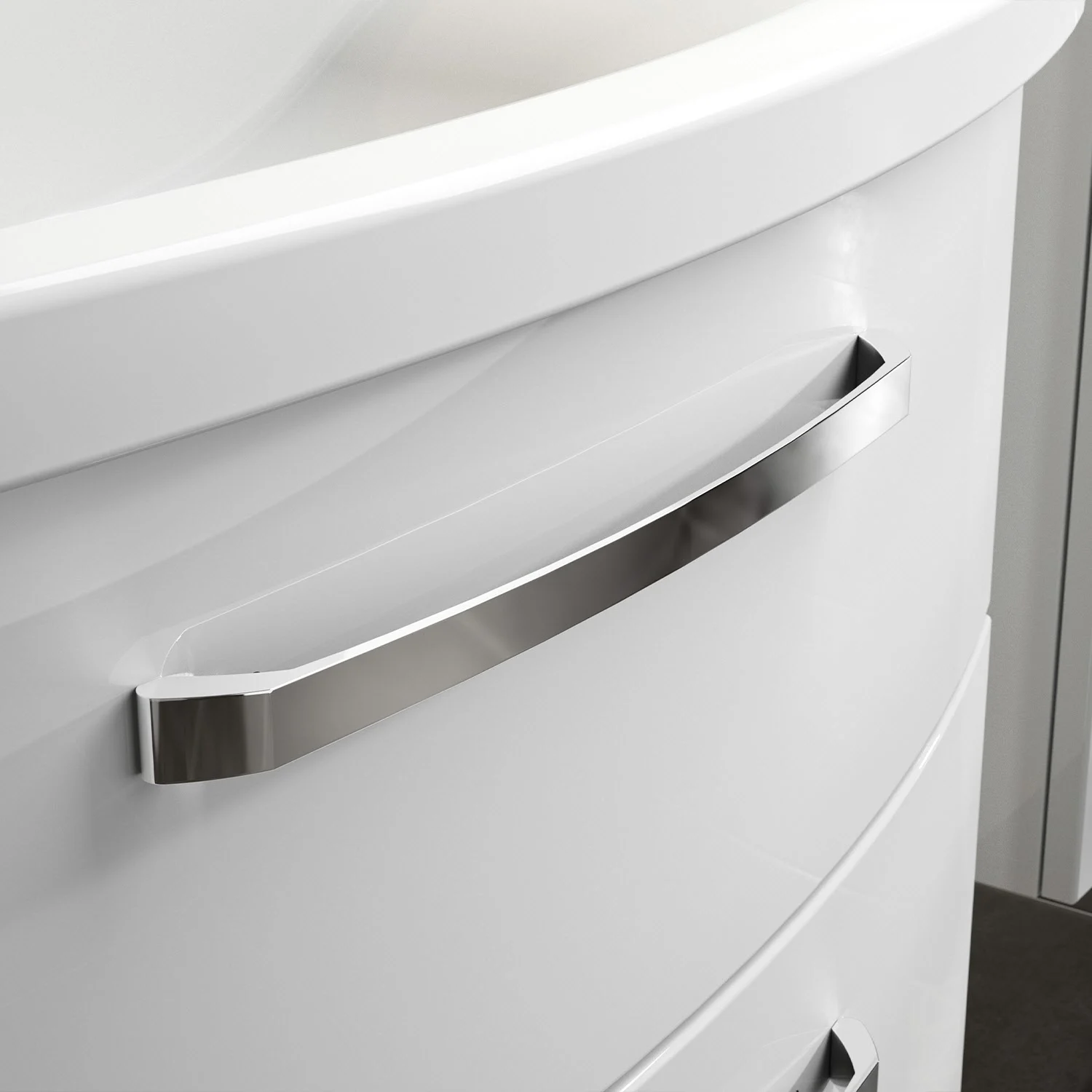 Pelipal Serie 4010 Möbelkombination 140 cm mit Spiegelschrank mit LED-Aufsatzleuchte, Keramikwaschtisch und Waschtischunterschrank Bild 9