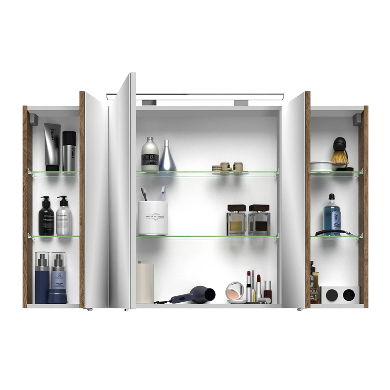 Pelipal Serie 4010 Spiegelschrank 120 x 70,3 cm mit LED-Aufsatzleuchte Bild 3
