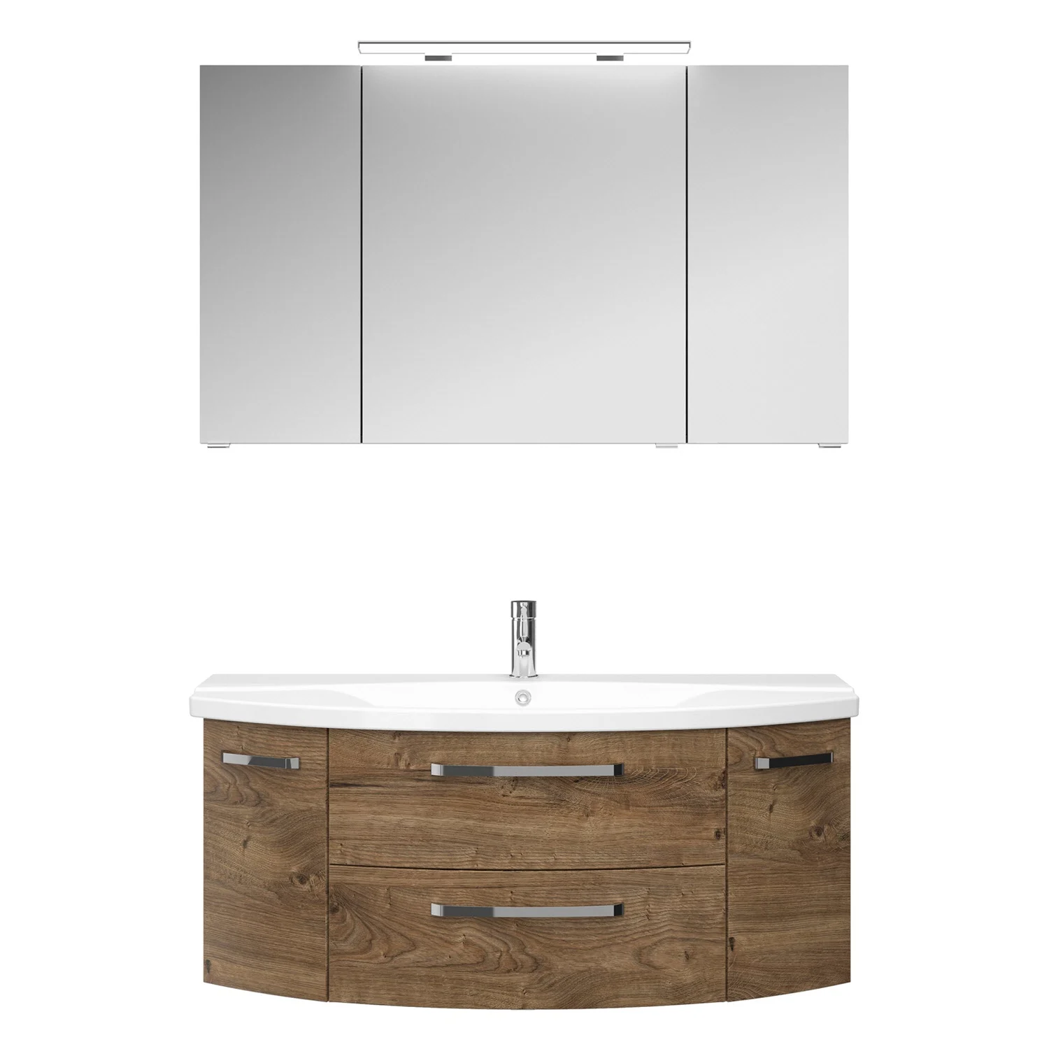 Pelipal Serie 4010 Spiegelschrank 120 x 70,3 cm mit LED-Aufsatzleuchte Bild 4