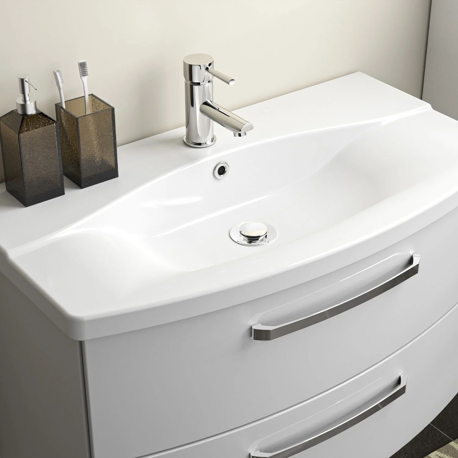 Pelipal Serie 4010 Waschtischunterschrank 80 cm mit 2 Auszügen Bild 6