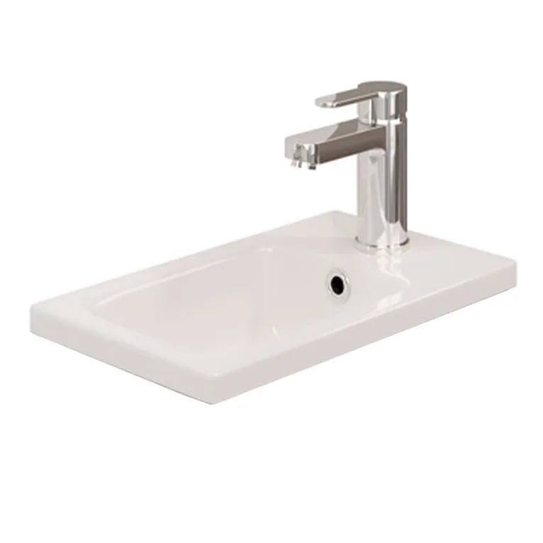 Umywalka ceramiczna z baterią wycięcie, Pelipal